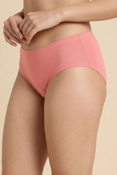Zivame Full Coverage Medium Rise Hipster Panty (Pack of 3) - Multicolor — image 3